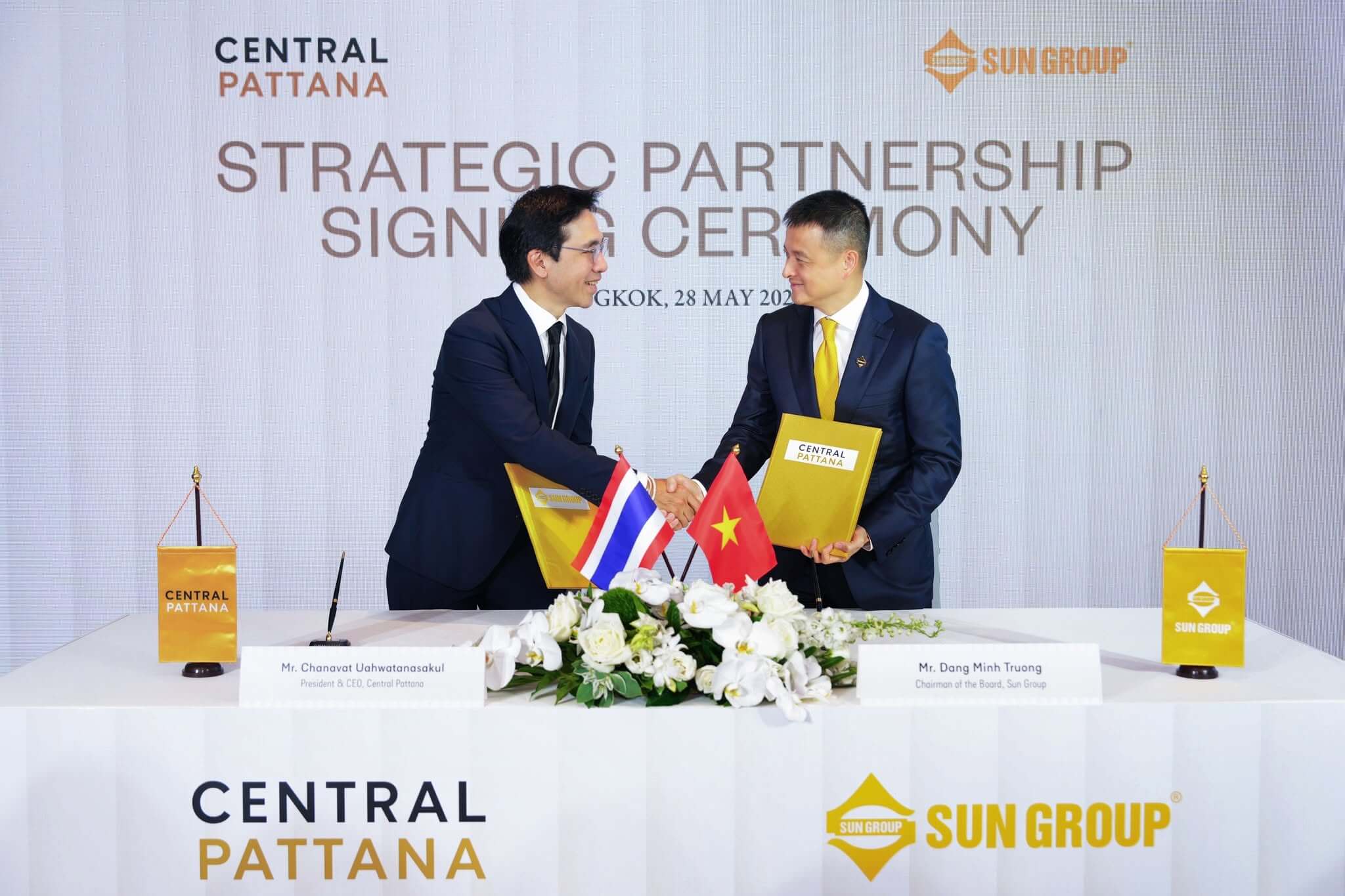 SUN GROUP BẮT TAY CHIẾN LƯỢC VỚI “VUA BÁN LẺ” THÁI LAN - CENTRAL PATTANA