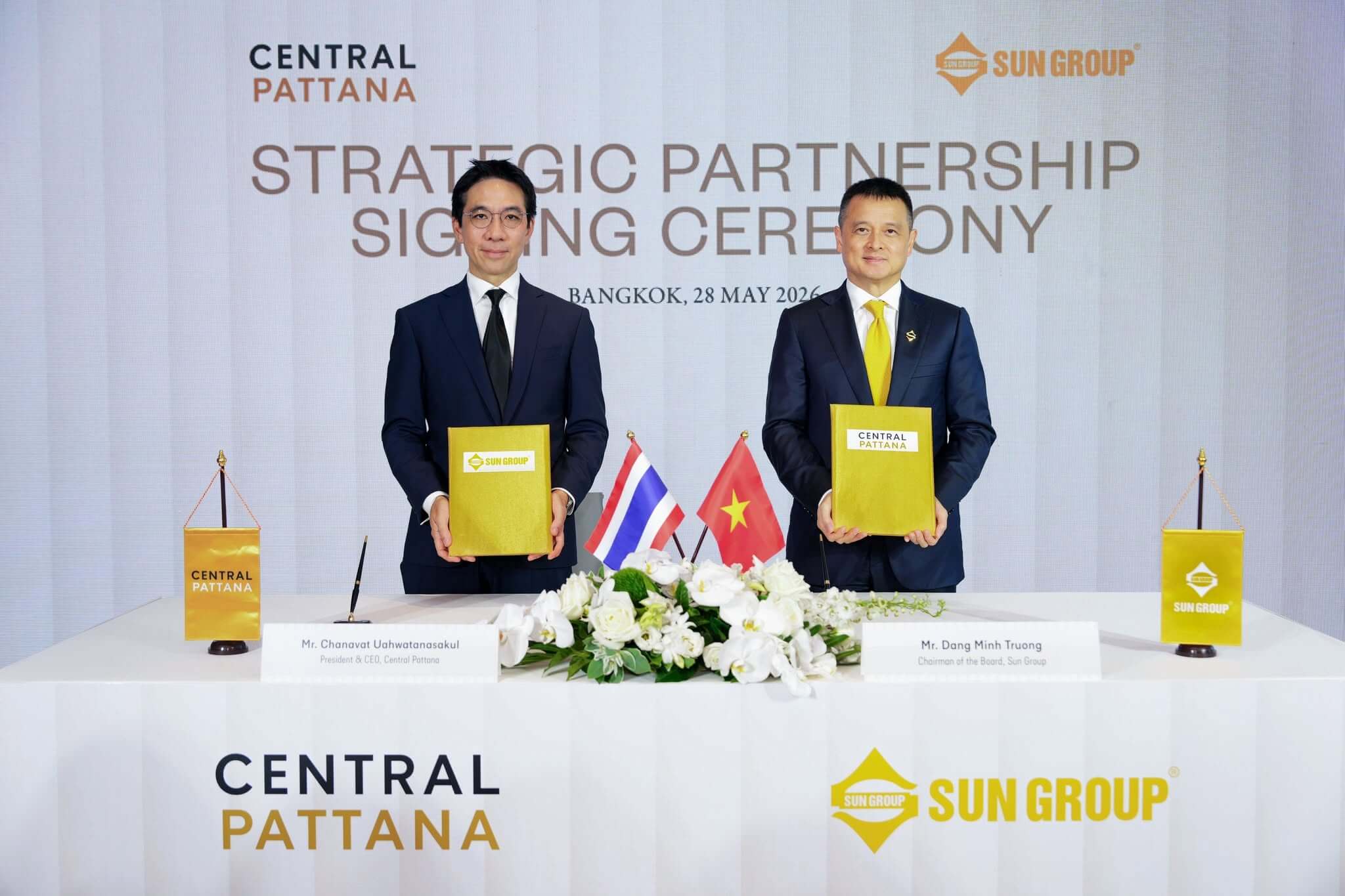 SUN GROUP BẮT TAY CHIẾN LƯỢC VỚI “VUA BÁN LẺ” THÁI LAN - CENTRAL PATTANA